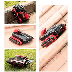  ماشین کنترلی تانک دوزیست آب و خاک قرمز Amphibious Car Waterproof Remote Control 1:16 -اسباب بازی